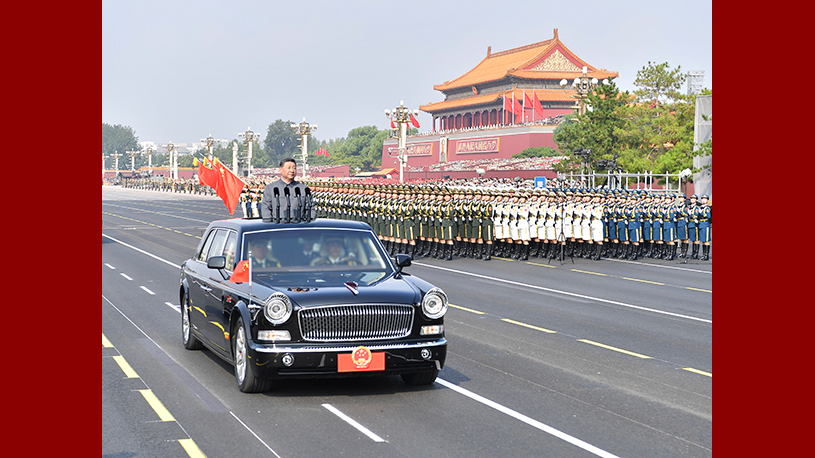 (V-Day) Xi reviews troops to mark 80th anniversary of victory over Japanese aggression