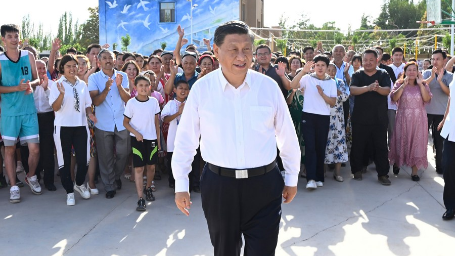 Xi Jinping's inspection tour of Xinjiang