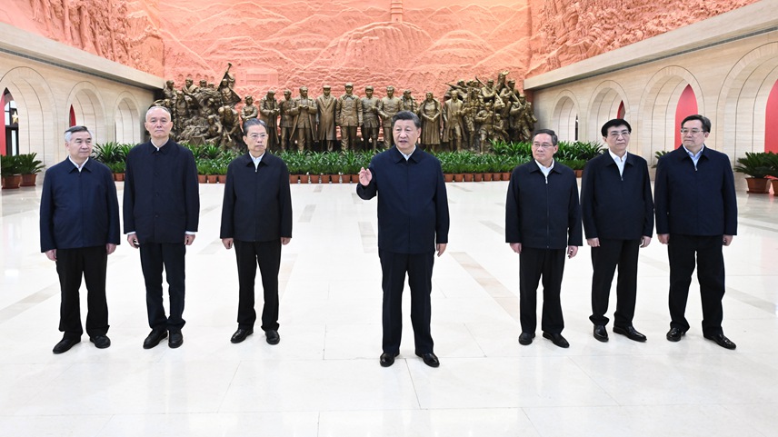 Xi stresses striving in unity to fulfill goals set by Party congress