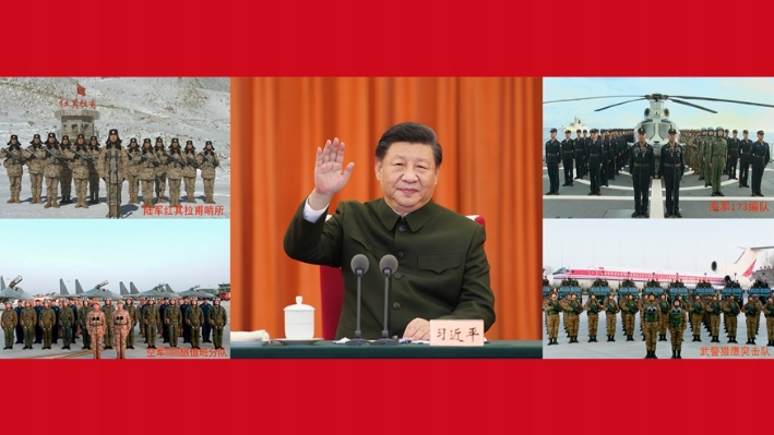 Xi inspects combat readiness of armed forces