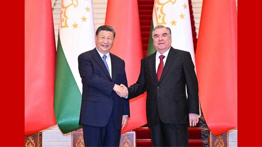 Xi says China ready to develop comprehensive strategic cooperative partnership in new era with Tajikistan