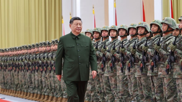 Xi inspects PLA garrison in Macao