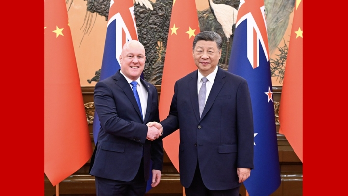 China, New Zealand should place greater emphasis on cooperation: Xi