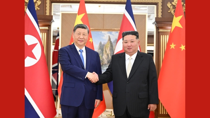  Xi, Kim hold talks in Pyongyang, pledge to advance China-DPRK ties